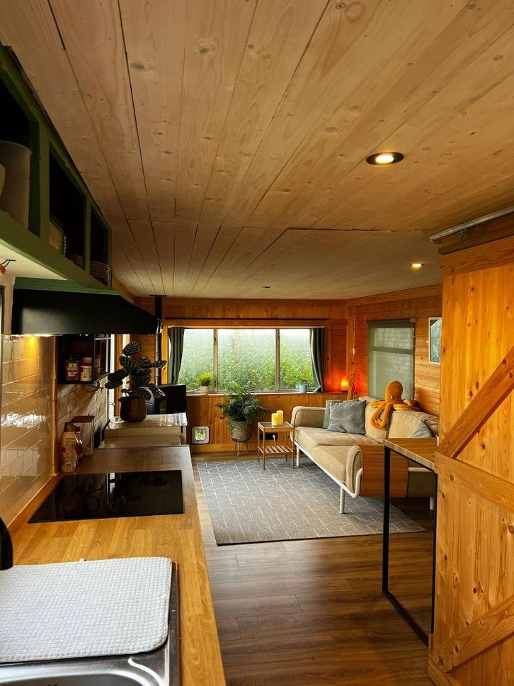 TE KOOP Tiny House / Stacaravan (33m2), Caravans en Kamperen, Stacaravans, tot en met 2, Ophalen