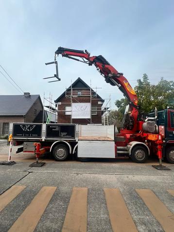 Kraanwagen/ volvo camion / effer 850 80TM kraan 36m beschikbaar voor biedingen