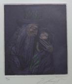 ERNST FUCHS / JAKOB UND JOSEPH / KLEURETS / 52x40cm / SIG, Ophalen of Verzenden