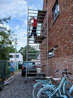 Aluminium stelling, Doe-het-zelf en Bouw, Ophalen, Zo goed als nieuw