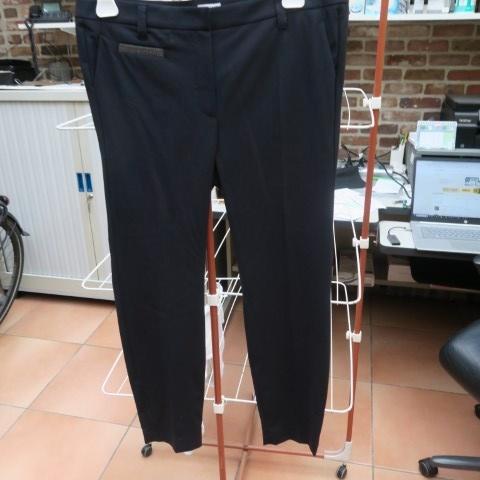 Geklede plooibroek bies strass Brunello Cucinelli 44 (it 48), Kleding | Dames, Broeken en Pantalons, Nieuw, Maat 42/44 (L), Blauw