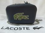 Lacoste Croco Crew-schoudertas dames donkerblauw, Handtassen en Accessoires, Nieuw, Handtas, Blauw, Ophalen of Verzenden