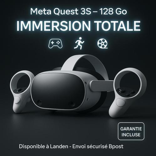 METAQUEST 3S VIRTUAL REALITY-HEADSET - GARANTIE, Games en Spelcomputers, Virtual Reality, Zo goed als nieuw, Overige platformen
