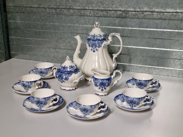 Serviesset Boch La Louvière – Delfts Blauw, Antiek en Kunst, Antiek | Servies compleet, Ophalen