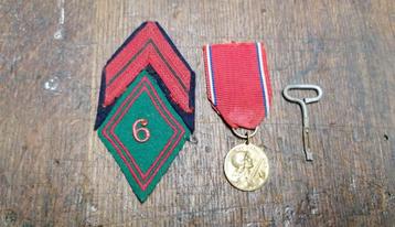 Militaire medaille van Verdun en M45-treindiamant beschikbaar voor biedingen
