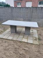 Betonnen tuintafel  2 meter op  1 meter, Tuin en Terras, Picknicktafels, Ophalen, Gebruikt