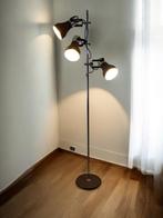 vintage bruine staanlamp / vloerlamp met 3 spots, Huis en Inrichting, Ophalen of Verzenden