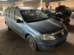LOGAN 7PL 1,5DCI 215,000KM 2010 0471654764, Auto's, Dacia, Zwart, Blauw, 7 zetels, Bedrijf