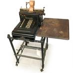 Burroughs calculator - antiek rekenkundig meubel, Antiquités & Art, Antiquités | Bureau & Affaires, Enlèvement