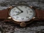 Roamer, Swiss made, serviced, Handtassen en Accessoires, 1930 tot 1960, Overige merken, Staal, Met bandje