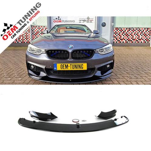 Frontspoiler BMW F32 F33 F36 | Hoogglans zwart | M Tech |, Auto-onderdelen, Carrosserie, Bumper, BMW, Voor, Nieuw, Ophalen of Verzenden