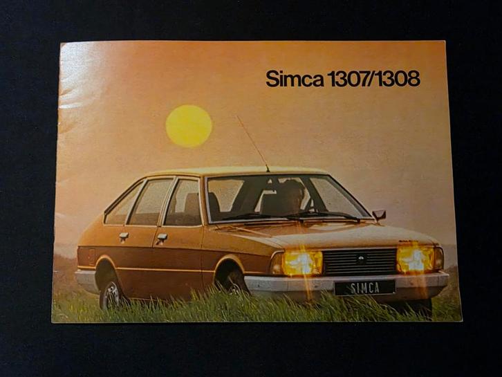 Brochure Chrysler Simca 1307/1308, Boeken, Auto's | Folders en Tijdschriften, Ophalen of Verzenden