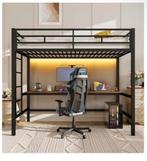 Lit bureau, Maison & Meubles, Chambre à coucher | Lits superposés & Lits mezzanines, 90 cm, Enlèvement, Moins de 160 cm, 200 cm