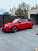 Vw golf GTI cabrio, Auto's, 4 zetels, Zwart, 4 cilinders, Leder