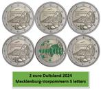2 euro Duitsland 2024 Mecklenburg-Vorpommern 5 letters, Postzegels en Munten, Munten | Europa | Euromunten, 2 euro, Duitsland