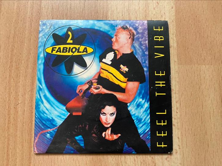 2 fabiola feel the vibe, Cd's en Dvd's, Cd Singles, Gebruikt, Dance, 1 single, Ophalen of Verzenden