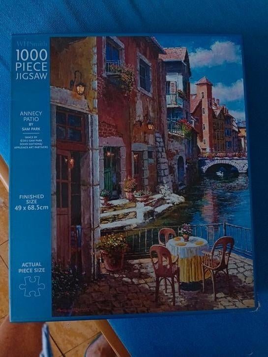 Patio Annecy 1000 pièces, Hobby & Loisirs créatifs, Sport cérébral & Puzzles, Comme neuf, Puzzle, 500 à 1500 pièces, Enlèvement ou Envoi