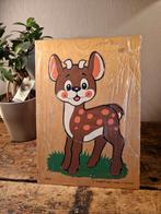 Vintage houten bambi legpuzzel simplex toys 3003 Holland, Antiquités & Art, Enlèvement ou Envoi