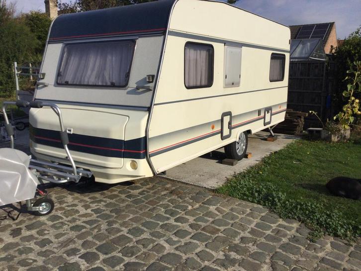 BURSTNER, Caravans en Kamperen, Caravans, tot en met 4, Dwarsbed, Ophalen