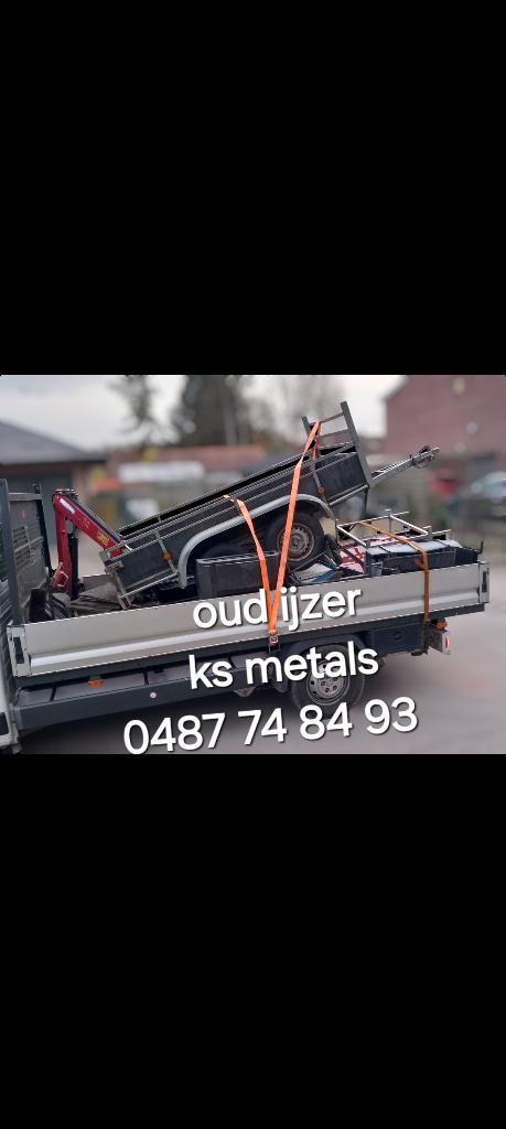 Oud ijzer  en remork ophaling, Autos : Divers, Remorques, Utilisé, Enlèvement