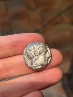 Griekse Tetradrachme Athene, Postzegels en Munten, Ophalen of Verzenden