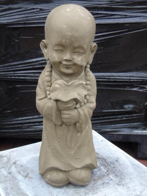 statue en pierre d un bouddha avec une fleur  , nouveau !, Maison & Meubles, Accessoires pour la Maison | Statues de Bouddha, Neuf