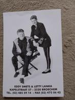 Eddy Smets en Letty Lanka fotokaart, Verzenden