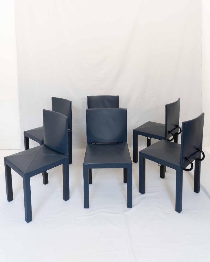 6 stoelen van Paolo Piva voor B&B Italia, jaren 80, Huis en Inrichting, Stoelen, Zo goed als nieuw, Vijf, Zes of meer stoelen