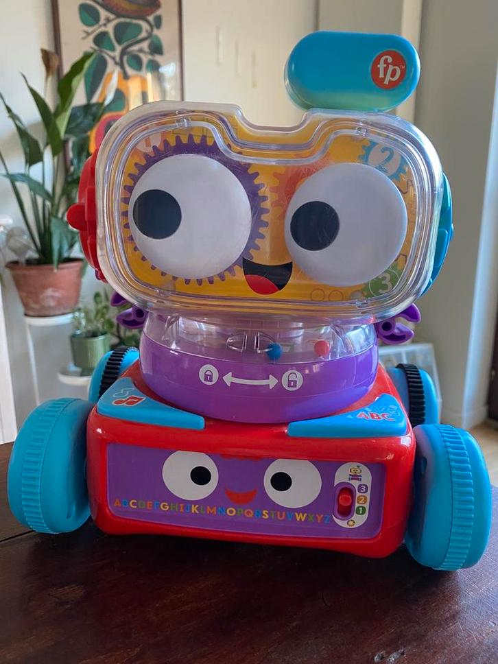 Fisher Price 4-in-1 leerrobot, Kinderen en Baby's, Speelgoed | Fisher-Price, Gebruikt, Met licht, Met geluid, Ophalen