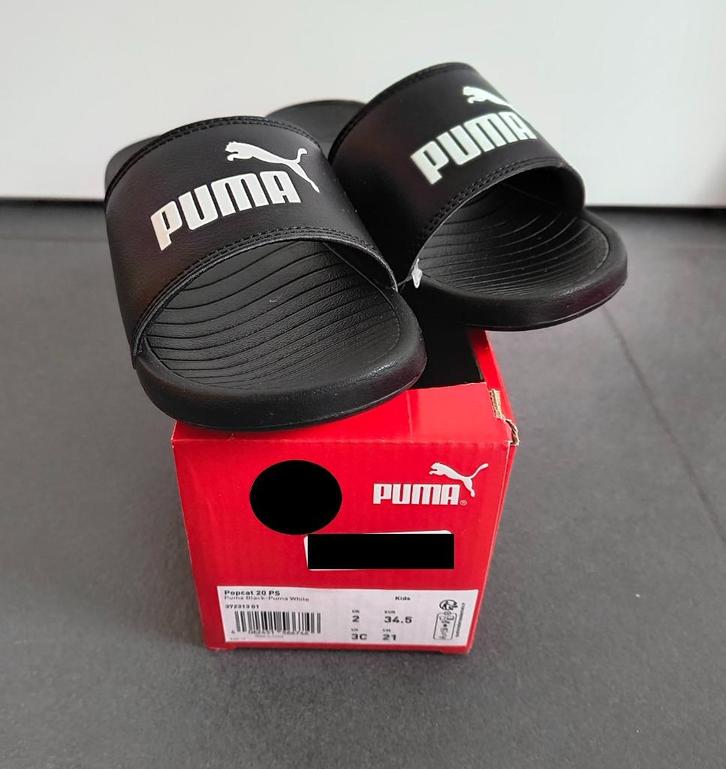 Puma Slippers Popcat 20 PS, maat 34,5 (nieuw), Kinderen en Baby's, Kinderkleding | Schoenen en Sokken, Nieuw, Overige typen, Jongen of Meisje