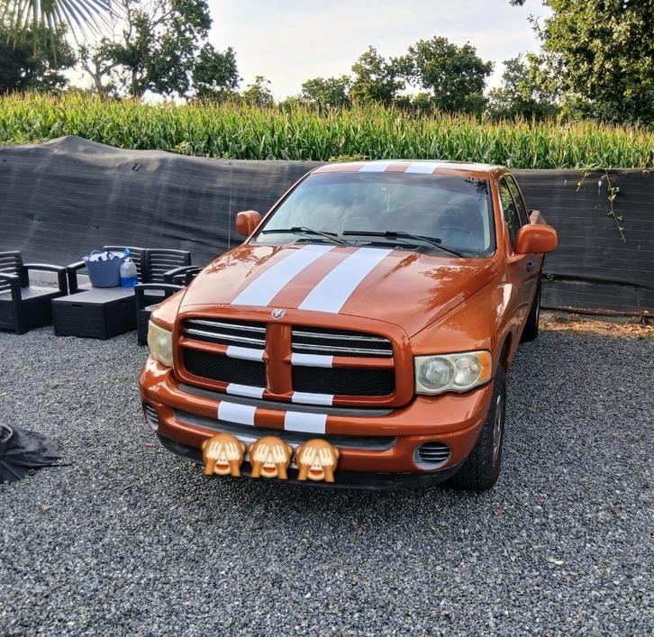 DODGE RAM 5.9 V8 MAGNUM 2003, Auto's, Dodge, Particulier, Magnum, 4x4, ABS, Achteruitrijcamera, Airconditioning, Lederen bekleding