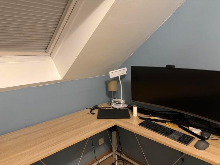 Hoekbureau, Huis en Inrichting, Bureaus, Gebruikt, Bureau, Ophalen