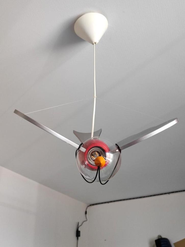 lichtgevende vogel, Huis en Inrichting, Lampen | Hanglampen, Gebruikt, Ophalen