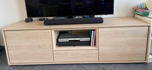 Meuble TV en bois KYARA, Huis en Inrichting, Kasten |Televisiemeubels, Zo goed als nieuw, Ophalen