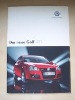 Autobrochure VW Golf 5 GTi, Livres, Autos | Brochures & Magazines, Comme neuf, Volkswagen, Enlèvement ou Envoi