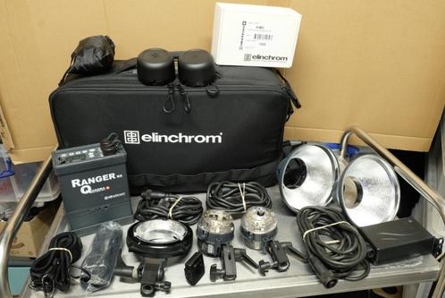 Flash Elinchrom Ranger Quadra RX A-headkit met Li-Ion Batt, Audio, Tv en Foto, Foto | Flitsers, Gebruikt, Overige merken, Kantelbaar