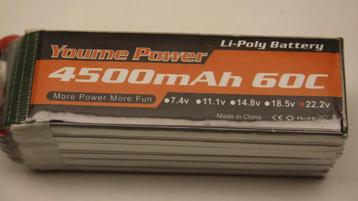 Youme Power 6S 4500 mAh 60C beschikbaar voor biedingen