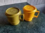 Retro bekers tupperware, Huis en Inrichting, Ophalen of Verzenden, Zo goed als nieuw, Groen, Beker of Kan