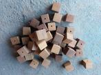 50-tal houten kubussen voor display, Ophalen of Verzenden, Gebruikt