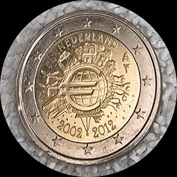 2 euro herdenkingsmunt nederland 10 jaar euro 2012 beschikbaar voor biedingen