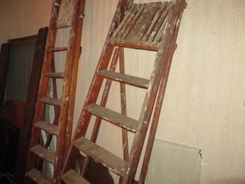 houten ladders, Enlèvement