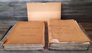 Het Gouden Boek van de Wereldtentoonstelling van 1905 in Lui beschikbaar voor biedingen