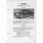 Kaiser K-511 en K-512 Vraagbaak losbladig 1950-1951 #1 Neder, Boeken, Auto's | Boeken, Gelezen, Ophalen of Verzenden