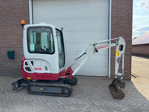 Takeuchi TB216 Minigraver Graafmachine, Zakelijke goederen, Machines en Bouw | Kranen en Graafmachines, Graafmachine, Ophalen