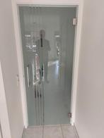 glazen deur, Verre, Enlèvement, 80 à 100 cm, 200 à 215 cm