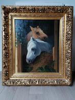 Schilderij met paarden, Huis en Inrichting, Ophalen, Schilderij