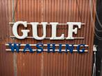 Authentiek emaille bord van American Gulf Washing, Verzamelen, Merken en Reclamevoorwerpen, Ophalen
