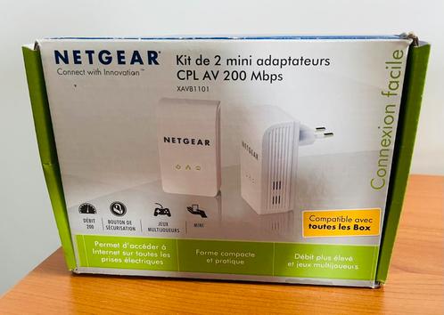 NETGEAR XAVB1101 - set van 2 CPL 200, Computers en Software, Netwerkkaarten, Zo goed als nieuw, Ophalen