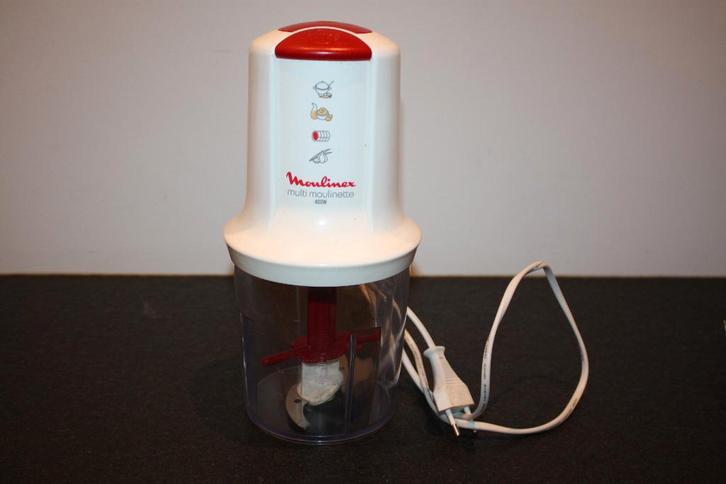 Moulinex multi moulinette hakmolen, Electroménager, Mélangeurs de cuisine, Comme neuf, 2 vitesses, Résiste au lave-vaisselle, Enlèvement ou Envoi