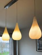 Design Hanglamp - 3 decoratieve pendels E27/18W PLC, Ophalen, Design, 75 cm of meer, Glas